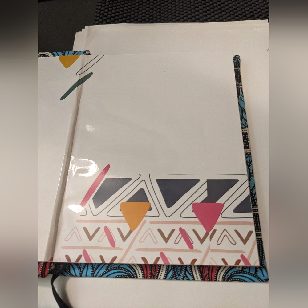 Hot Pink and Blue Notebook - Picture 3 of 5